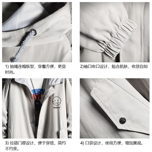 JK41072-P85 加棉款-P115 纯棉连帽夹克男士大码工装夹克男 网格图片