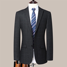 ASD6939秋季新款男士西服礼服西装修身商务休闲男装西服两件套装，男装西服，电商B360