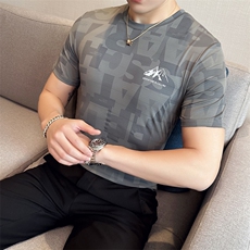 2024夏季新款薄款速干冰丝亲肤透气短袖T恤男39285-p35，男装T恤，电商D303