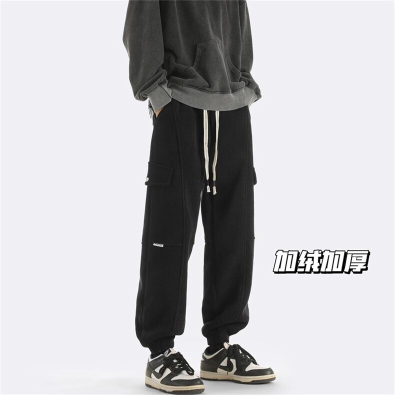 23咖啡色新款高品质欧棉绒加绒加厚保暖棉裤A316-1-K1204P70控89,男装棉衣,星座906（原电商a316-1）