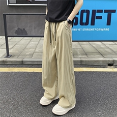 ！2025夏季新款男士直筒宽松休闲裤冰丝长裤310A-4-KZ93-P35，男装休闲裤，星座310A-4