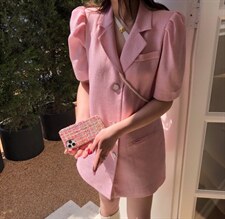 泡泡袖连衣裙，女装连衣裙，倩衣百度