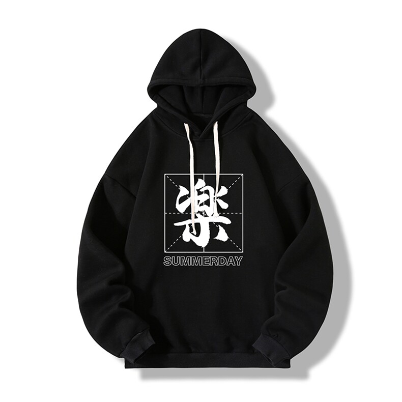 WY2197-P35加绒款-P40纯棉连帽卫衣男大码运动帽衫宽松薄外套男,男装卫衣,电商A040