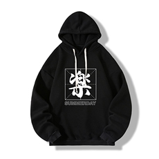 WY2197-P35加绒款-P40纯棉连帽卫衣男大码运动帽衫宽松薄外套男，男装卫衣，电商A040