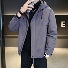 二棉B3538821P1552025绿冬季新款保暖夹克棉衣冲锋衣加厚外套，男装夹克，电商B353