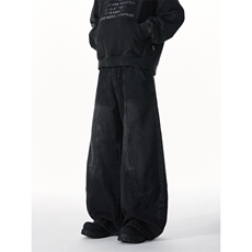 春款大货款结构拼接水洗牛仔裤秋季潮牌设计k113p50控88，男装牛仔裤，星座1011-1