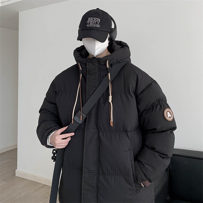 棉服男2025冬季新款宽松休闲连帽棉衣外套2399特P90控148,男装棉衣,电商A309