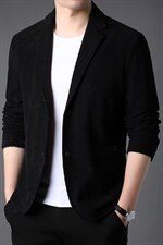 西服中年秋装新款商务休闲男装薄款宽松上衣士纯色免烫男士外套，男装西服，电商B212（原钱塘6029）