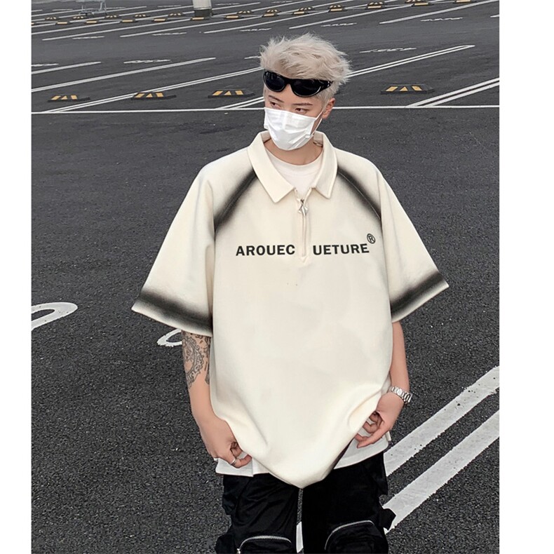 polo衫短袖t恤男夏季宽松休闲半拉链体恤衫XZ514-2-202486-P63,男装T恤,星座514-2(原B239)