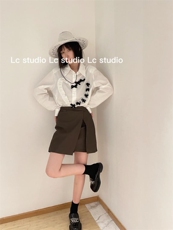 现货秋季A版皮裙两色，其它，LC裤子