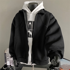 重磅解构立领卫衣夹克男cp121-特p65，男装夹克，电商B371