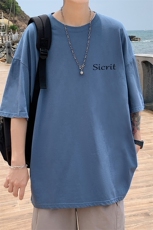 DX17098-P20纯棉短袖t恤男大码半袖打底衫宽松体恤衫港风，男装T恤，电商A040