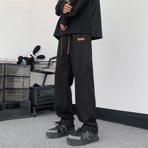 牛仔裤男夏季薄款潮牌高街宽松直筒休闲长裤K825特批37