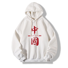 纯棉连帽卫衣男大码运动帽衫宽松薄WY2198-P35加绒款-P40，男装卫衣，电商A040