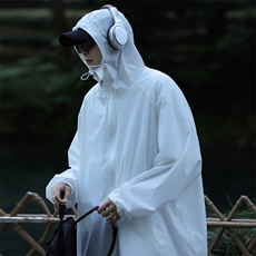 冰丝防晒衣男潮牌夏季薄款山系户外美式机能冲锋衣外套F9247-P35，男装夹克，星座308B-1