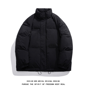 白底平铺 面包服立领羽绒服 标50白鸭绒YR180  特批P135图片