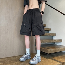 夏季新款潮流百搭抽绳设计感宽松速干短裤B315-K25789-特p30控58，男装休闲裤，电商B315