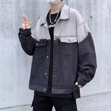 春季新款美式复古渐变牛仔外套夹克JW101P55，男装夹克，星座1116-2