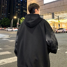 2025春季新款港风外景大码菠萝格印花卫衣M-5XHW24755-特P50，男装卫衣，电商A022