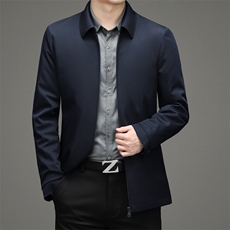 男士加厚保暖羽绒服冬季新款商务休闲上衣中青年加厚保暖鹅绒外套，男装羽绒服，电商B212（原钱塘6029）