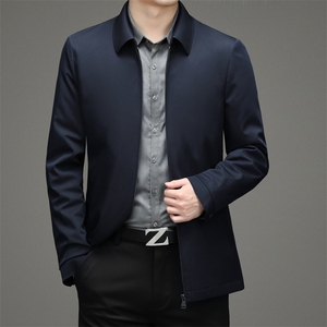 男士加厚保暖羽绒服冬季新款商务休闲上衣中青年加厚保暖鹅绒外套