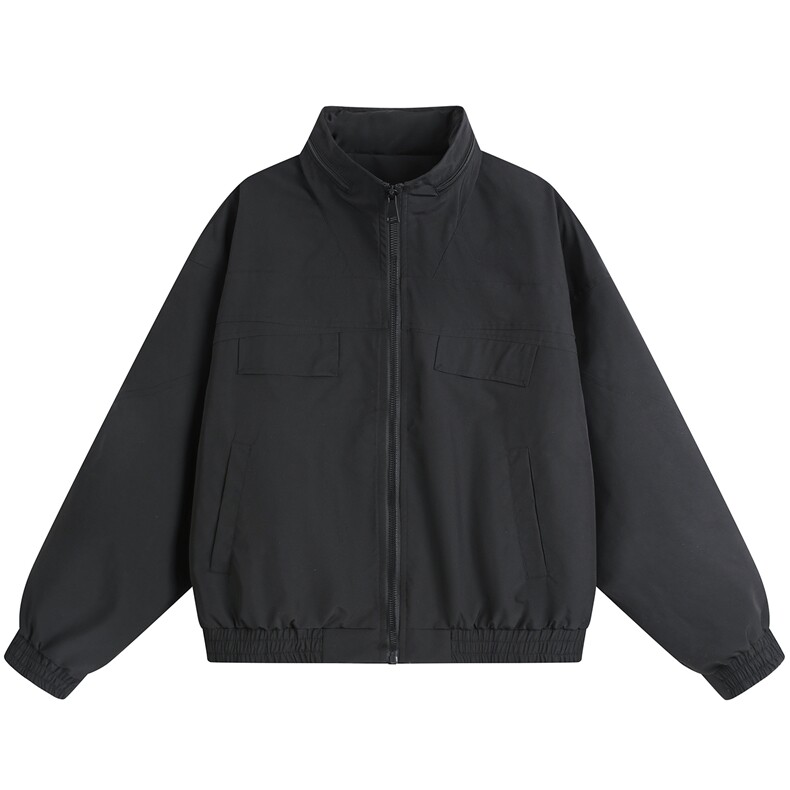 JK009平铺白底春季工装美式游骑兵夹克聚酯纤维(M-5XL)TP55，男装夹克，电商A088