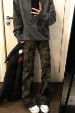 【网图】B221美式ins高街暗黑微喇迷彩牛仔裤LK25462-特P45控78，男装牛仔裤，电商B221