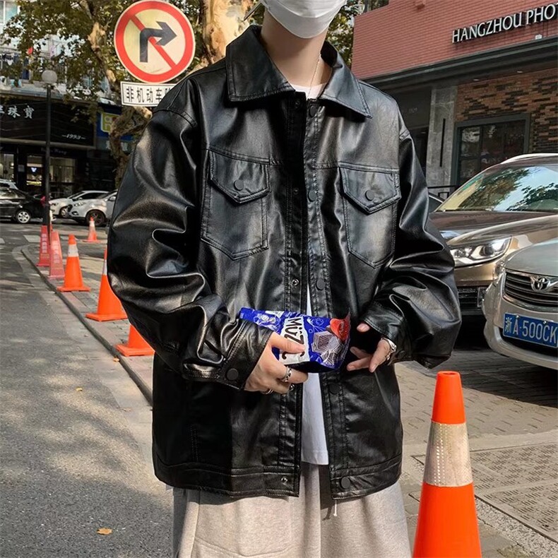 潮流夹克潮男春季PU皮夹克J182P73，男装夹克，星座1116-2