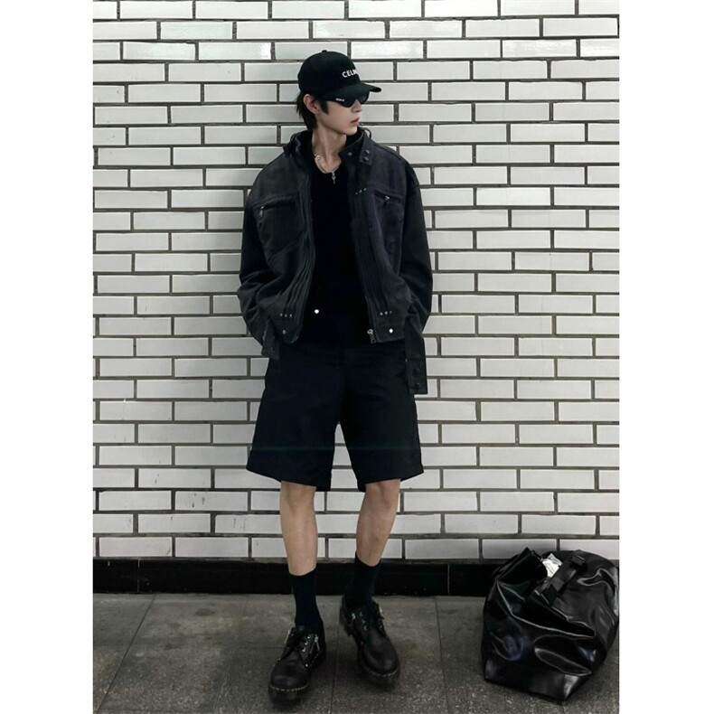 【有货】cleanfit工装外套男春秋美式高街短款夹克JK8325CC-P78,男装夹克,星座1007（原301D）