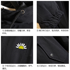JK41089-P85纯棉连帽夹克男士大码工装夹克男外套男砖墙挂拍，男装夹克，电商A040A