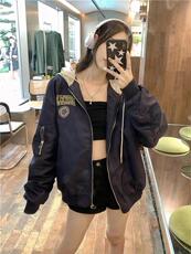 2023春季新款时尚洋气百搭显瘦高级感连帽外套，其它，L·H·X