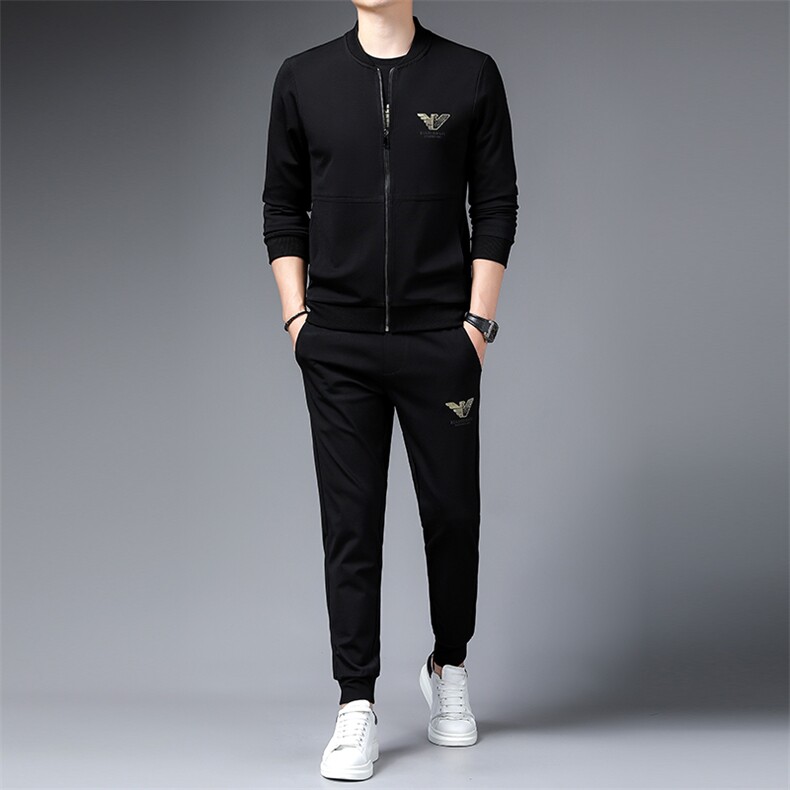 SA9606-3钱塘2020-2冬季新款时尚帅气潮流中青年男士卫衣P240,男装休闲套装,钱塘207-2
