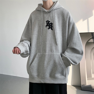 ！发泡印花！连帽圆领卫衣男装港风帽衫男 LM119-P35图片
