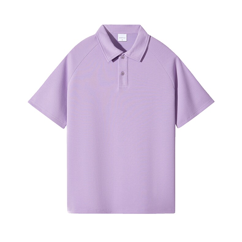 百搭纯色POLO衫男女款大版纯棉打底衫团体班服高克重品质,男装Polo衫,星座301D-4(原星座1004-4）