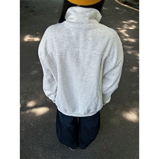 抖音得物高品质二开25秋冬美式重磅结构织带撞色立领卫衣外套W70，男装卫衣，电商A486