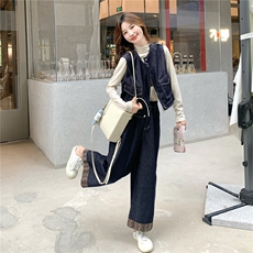 ~~！休闲牛仔三件套套装P195289两件套P175258，女装套装/套裙，2C262