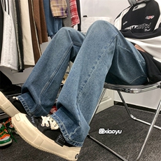 XZ616秋冬季新款宽松百搭纯色休闲牛仔裤TY971P45控58，男装牛仔裤，星座512A（原616）