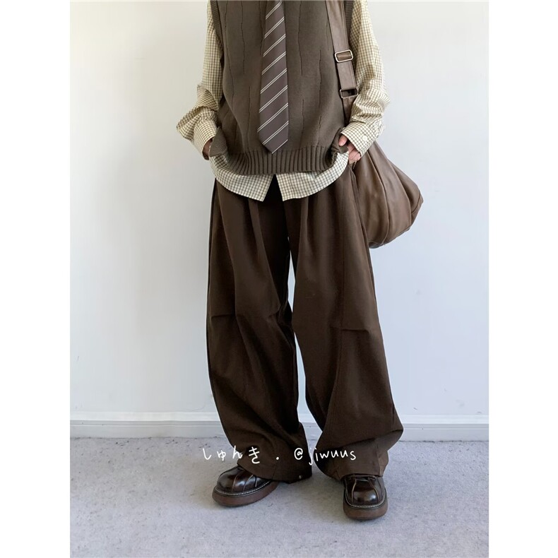 1506-1/KQ1531/P42日系立体褶皱工装裤男女秋冬中性美拉德休闲裤,男装工装外套,星座1506-1
