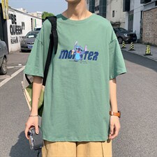 ！2023夏季新款男士短袖T恤宽松百搭半袖体恤衫T2153P25图片