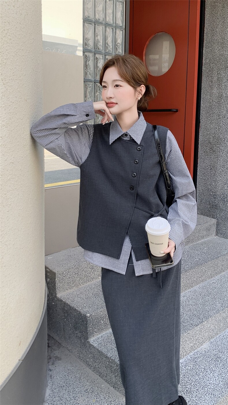 新款时尚套装女三件套套裙C252-2702-P195K318,女装套装/套裙,2C252