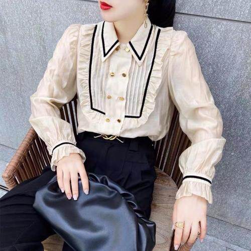 春款衬衫,女装衬衫,娇姿百合