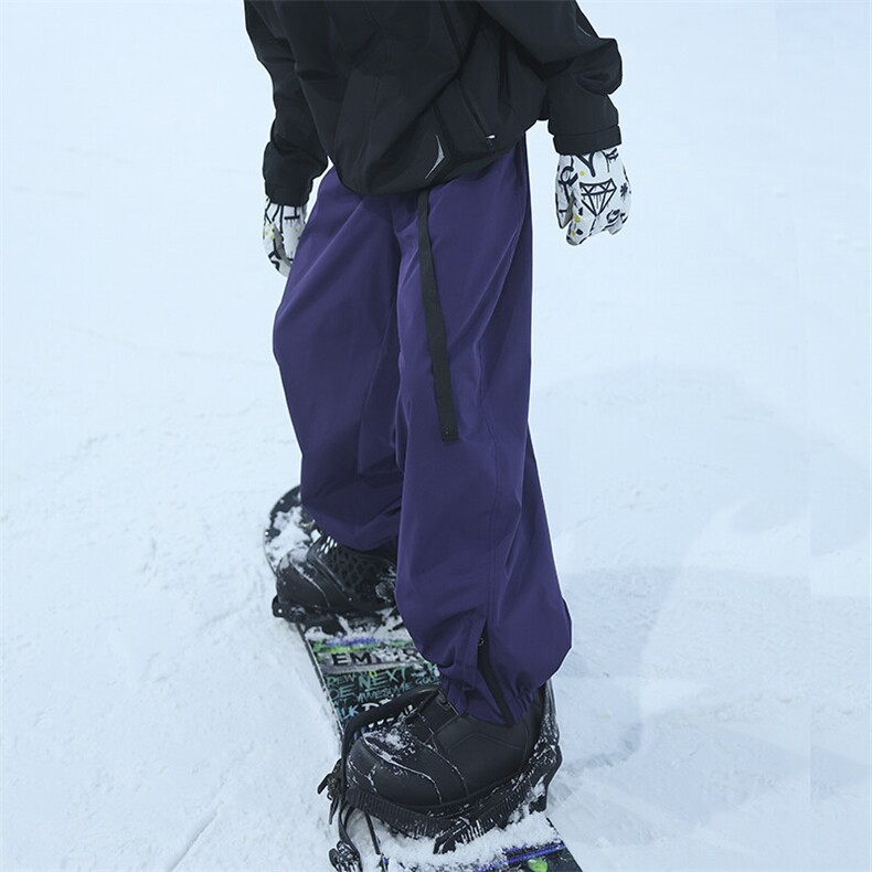 防水加绒内胆滑雪裤卡扣调节XZ604-K129JR-P75控108,男装休闲裤,星座604