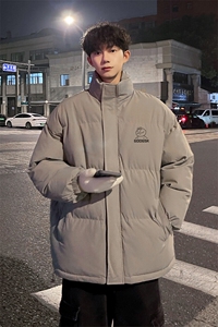 外景冬季日系大码加厚面包服男宽松保暖棉衣立领外套MF00430/P90图片