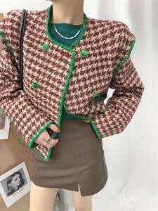现货秋款小香风外套图片