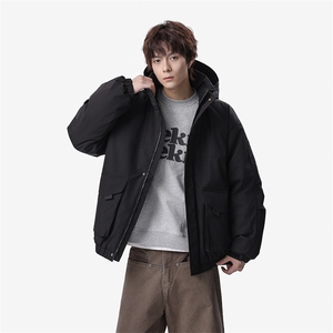 无影墙 美式机能工装棉服男女冬季加棉加厚休闲连帽外套-A2356P95图片
