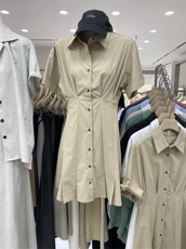 气质收腰显瘦设计连衣裙，女装连衣裙，L·H·X