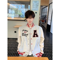 【现货】DM415-批65美式重磅复古棒球服街头重磅刺绣夹克男女秋冬，男装夹克，星座603-2