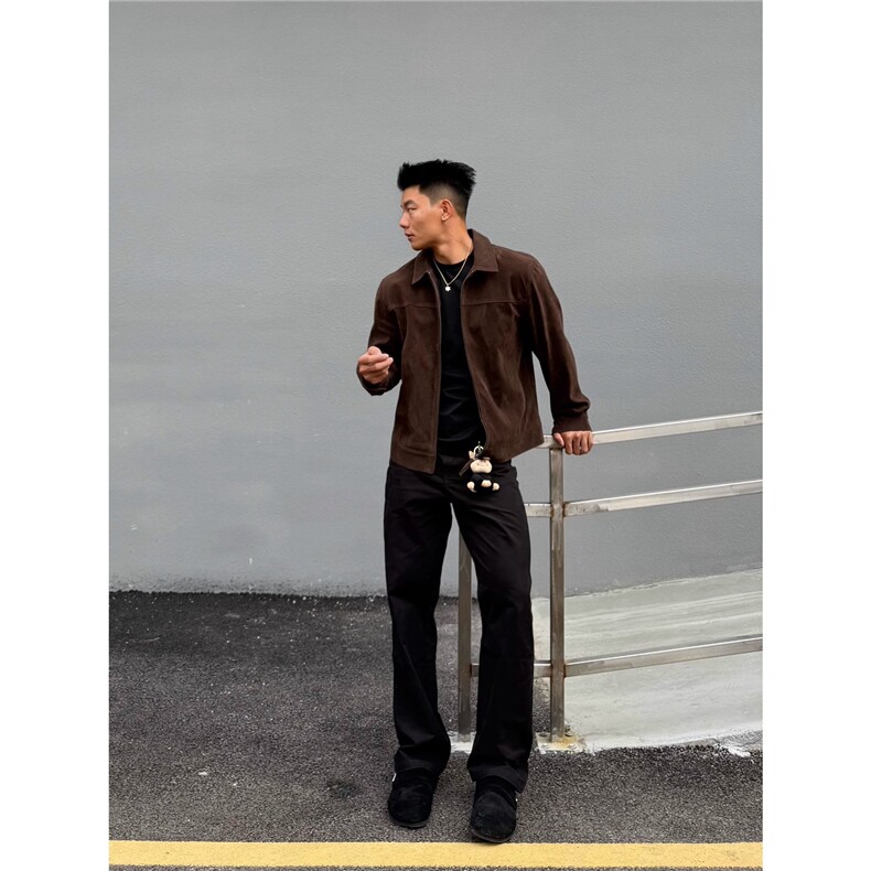 外套男新款美式高街痞帅廓形宽松工装夹克潮513AJK2586P60,男装夹克,星座513A