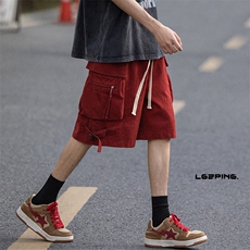 2023夏季新款外景大码美式机能风工装短裤M-5XHK23169-P60，男装休闲裤，电商A022