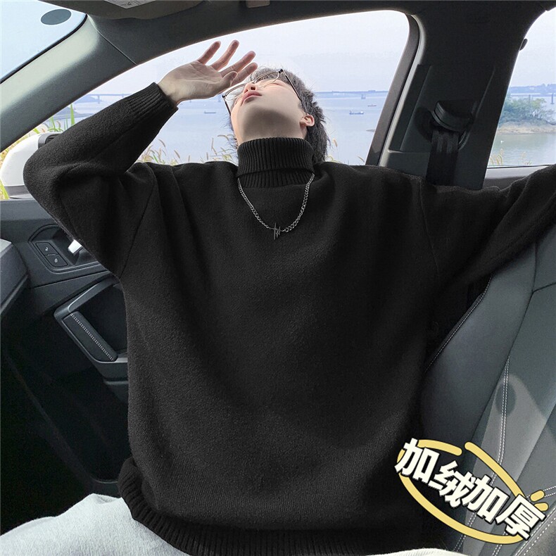 高品质主推多巴胺色加绒加厚高领毛衣M900特批P38加绒P50，男装针织衫/毛衣，电商A247